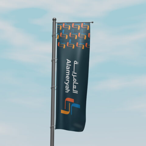 Promotional Flag Mockup