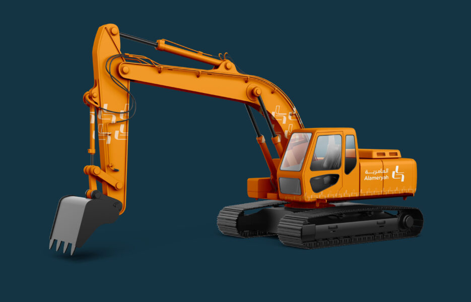 Excavator Mockup